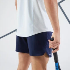 Artengo SHORT DE TENNIS HOMME - ESSENTIAL+ COURT BLEU MARINE -Sports De Balle short de tennis homme essential court bleu marine 4