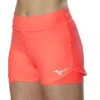 Short De Tennis Tech Rose Fluo Femme Mizuno Flex Short -Sports De Balle short de tennis tech rose fluo femme mizuno flex short