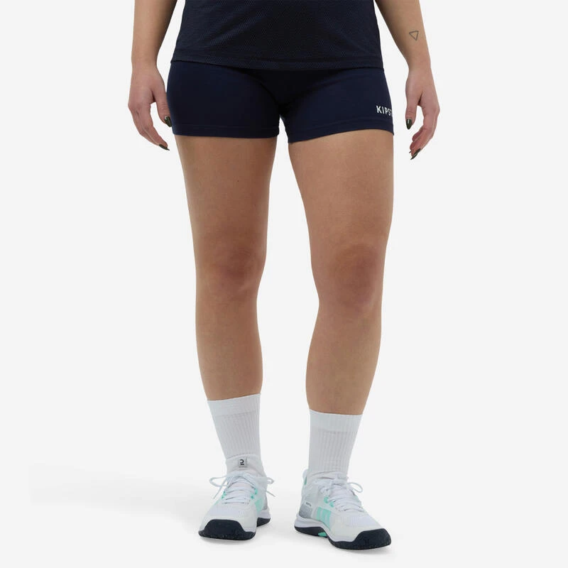 SHORT DE VOLLEY-BALL V100 FEMME NAVY 4 SHORT DE VOLLEY-BALL V100 FEMME NAVY – Image 2