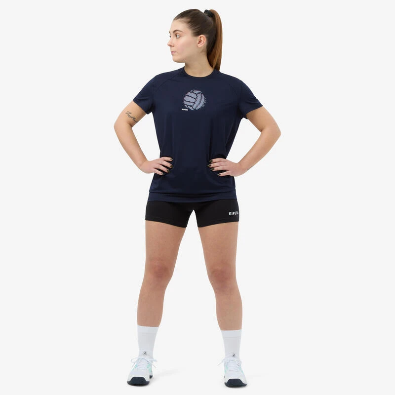SHORT DE VOLLEY-BALL V100 FEMME NOIR 3 SHORT DE VOLLEY-BALL V100 FEMME NOIR