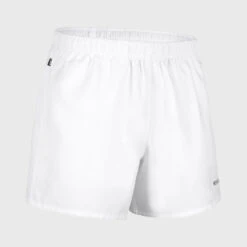 Short Rugby Adulte Avec Poches R100 Blanc