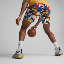 Short Winners Circle PUMA HOOPS PUMA Black Aop -Sports De Balle short winners circle puma hoops puma black aop 4