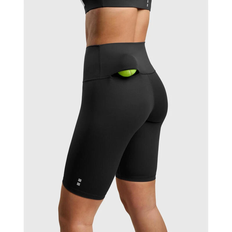 Smart Legging Short De Tennis/Padel Avec Poche à Balle Femme - Noir 3 Smart Legging Short De Tennis/Padel Avec Poche à Balle Femme - Noir