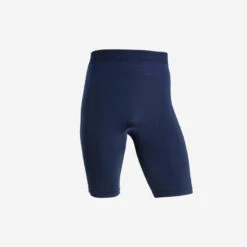Kipsta SOUS-SHORT FOOTBALL ADULTE BLEU MARINE KEEPDRY 500