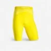 Kipsta SOUS-SHORT FOOTBALL ADULTE JAUNE KEEPDRY 500 -Sports De Balle sous short football adulte jaune keepdry 500