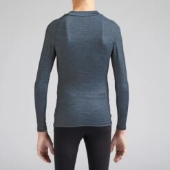 Kipsta Sous-vêtement Haut Keepdry 100 Enfant Manche Longues Football Gris Chiné -Sports De Balle sous vetement haut keepdry 100 enfant manche longues football gris chine 2