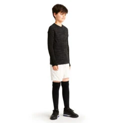 Kipsta SOUS-VETEMENT THERMIQUE HAUT MANCHES LONGUES ENFANT NOIR KEEPDRY 500 -Sports De Balle sous vetement thermique haut manches longues enfant noir keepdry 500 6