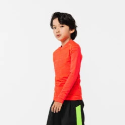 Kipsta SOUS-VETEMENT THERMIQUE HAUT MANCHES LONGUES ENFANT ORANGE KEEPDRY 500 15 Kipsta SOUS-VETEMENT THERMIQUE HAUT MANCHES LONGUES ENFANT ORANGE KEEPDRY 500 -Sports De Balle sous vetement thermique haut manches longues enfant orange keepdry 500 6