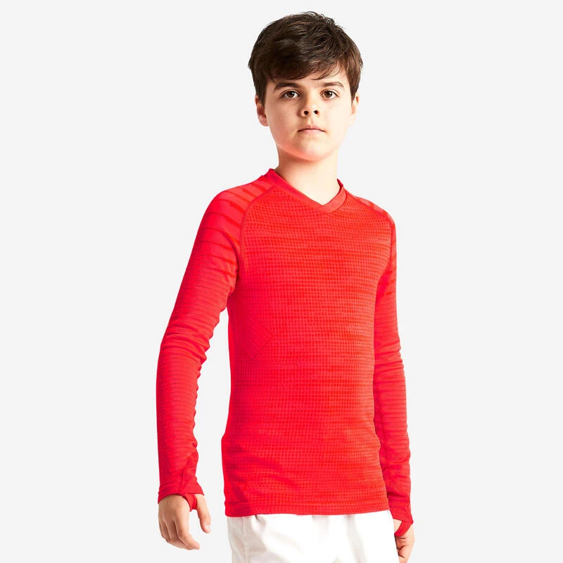 Kipsta SOUS-VETEMENT THERMIQUE HAUT MANCHES LONGUES ENFANT ORANGE KEEPDRY 500 3 Kipsta SOUS-VETEMENT THERMIQUE HAUT MANCHES LONGUES ENFANT ORANGE KEEPDRY 500