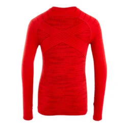Kipsta SOUS-VETEMENT THERMIQUE HAUT MANCHES LONGUES ENFANT ROUGE KEEPDRY 500 -Sports De Balle sous vetement thermique haut manches longues enfant rouge keepdry 500 3