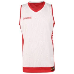 Spalding Basketball Débardeur Réversible ROUGE -Sports De Balle spalding basketball debardeur reversible rouge 3