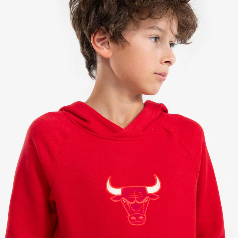 Sweat à Capuche Chicago Bulls Enfant - Hoodie 900 NBA Rouge 7 Sweat à Capuche Chicago Bulls Enfant - Hoodie 900 NBA Rouge – Image 5