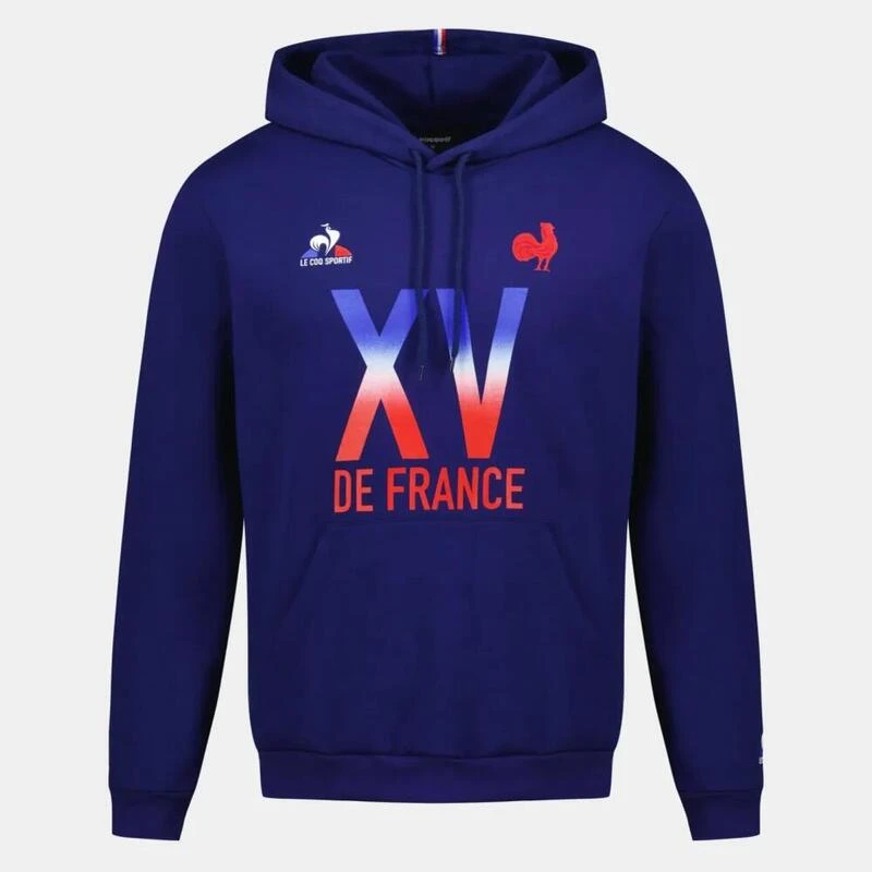 Le Coq Sportif SWEAT À CAPUCHE FANWEAR BLEU ADULTE FRANCE RUGBY 3 Le Coq Sportif SWEAT À CAPUCHE FANWEAR BLEU ADULTE FRANCE RUGBY