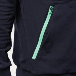 Sweat De Padel Technique Avec Capuche Femme - Kuikma Pro Lucia Sainz Noir Vert -Sports De Balle sweat de padel technique avec capuche femme kuikma pro lucia sainz noir vert 6