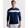 Sweat-Shirt De Tennis/Padel Organique Homme Bleu Marine -Sports De Balle sweat shirt de tennispadel organique homme bleu marine