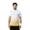 T-shirt à Manches Courtes Padel Drop Shot Alsai Campa Pour Homme Blanche -Sports De Balle t shirt a manches courtes padel drop shot alsai campa pour homme blanche
