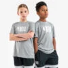 T-shirt De Basketball NBA Enfant - TS 900 JR Gris -Sports De Balle t shirt de basketball nba enfant ts 900 jr gris