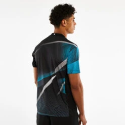 T-shirt De Tennis De Table TTP560 Homme Noir Bleu -Sports De Balle t shirt de tennis de table ttp560 homme noir bleu 4