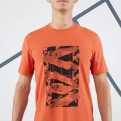 Artengo T-Shirt De Tennis Homme - Soft Terracota -Sports De Balle t shirt de tennis homme soft terracota 3