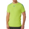 T-shirt De Tennis Vert Pomme Homme Mizuno Shadow -Sports De Balle t shirt de tennis vert pomme homme mizuno shadow