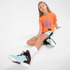 T-SHIRT / MAILLOT DE BASKETBALL ENFANT - TS500 FAST ORANGE -Sports De Balle t shirt maillot de basketball enfant ts500 fast orange 2