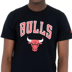 NEW ERA T-shirt NBA Manches Courtes Homme/femme Chicago Bulls - Noir -Sports De Balle t shirt nba manches courtes hommefemme chicago bulls noir 2