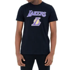 NEW ERA T-shirt NBA Manches Courtes Homme/femme Los Angeles Lakers - Noir -Sports De Balle t shirt nba manches courtes hommefemme los angeles lakers noir 2