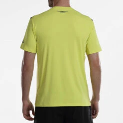 T-shirt Padel Manches Courtes - Bullpadel Logro Jaune -Sports De Balle t shirt padel manches courtes bullpadel logro jaune 3