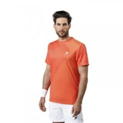 T-shirt Padel Manches Courtes Drop Shot Airam Juan Martin Diaz Rouge -Sports De Balle t shirt padel manches courtes drop shot airam juan martin diaz rouge 2