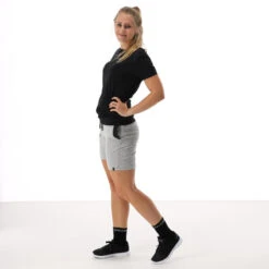 SPALDING T-Shirt Pour Femmes - Basketball Essential Tee NOIR -Sports De Balle t shirt pour femmes basketball essential tee noir 4