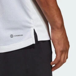 T-SHIRT TENNIS MANCHES COURTES HOMME - ADIDAS CLUB TEE BLANC -Sports De Balle t shirt tennis manches courtes homme adidas club tee blanc 4