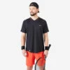 T-shirt Tennis Manches Courtes Homme - ARTENGO DRYVN Noir Rouge 2 T-shirt Tennis Manches Courtes Homme - ARTENGO DRYVN Noir Rouge -Sports De Balle t shirt tennis manches courtes homme artengo dryvn noir rouge