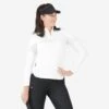 Artengo T-Shirt Tennis Manches Longues Thermique Femme - TH 900 Blanc Cassé -Sports De Balle t shirt tennis manches longues thermique femme th 900 blanc casse