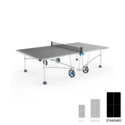 TABLE DE PING PONG EXTÉRIEURE PPT 530.2 GRISE -Sports De Balle table de ping pong exterieure ppt 5302 grise 3