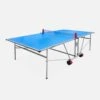 Table De Ping Pong OUTDOOR Bleue, Avec 2 Raquettes Et 3 Balles, Pour Utilisation -Sports De Balle table de ping pong outdoor bleue avec 2 raquettes et 3 balles pour utilisation