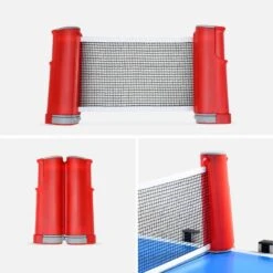 Table De Ping Pong OUTDOOR Bleue, Avec 2 Raquettes Et 3 Balles, Pour Utilisation -Sports De Balle table de ping pong outdoor bleue avec 2 raquettes et 3 balles pour utilisation 4