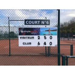 Tableau De Score Manuel - GRAND MODELE -Sports De Balle tableau de score manuel grand modele 5