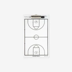 Tablette D'entraîneur De Basketball Tarmak Avec Feutre Effaçable.
