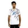 TSHIRT DE PADEL HOMME Drop Shot Zero Blanc -Sports De Balle tshirt de padel homme drop shot zero blanc