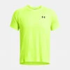 TSHIRT HOMME UNDER ARMOUR JAUNE TEXTURÉES