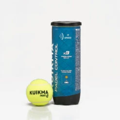 Tube De 3 Balles De Padel Pressurisées - Kuikma PB Control -Sports De Balle tube de 3 balles de padel pressurisees kuikma pb control 3