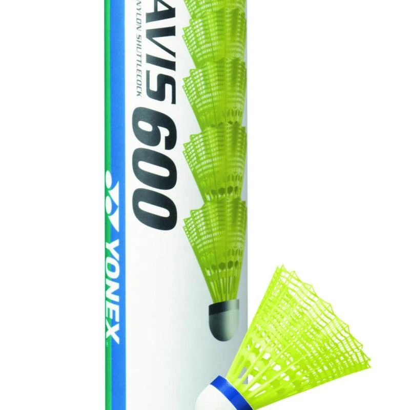 Tube De 6 Volants De Badminton Yonex Mavis 600 Jaune 3 Tube De 6 Volants De Badminton Yonex Mavis 600 Jaune