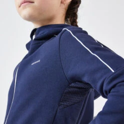 Artengo VESTE TENNIS A CAPUCHE ENFANT CHAUDE - BLEU -Sports De Balle veste tennis a capuche enfant chaude bleu 5