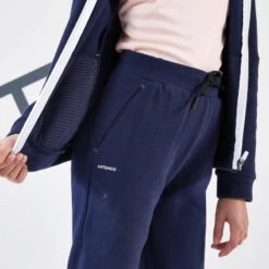 Artengo VESTE TENNIS A CAPUCHE ENFANT CHAUDE - BLEU -Sports De Balle veste tennis a capuche enfant chaude bleu 6