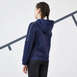 Artengo VESTE TENNIS A CAPUCHE ENFANT CHAUDE - BLEU -Sports De Balle veste tennis a capuche enfant chaude bleu 7