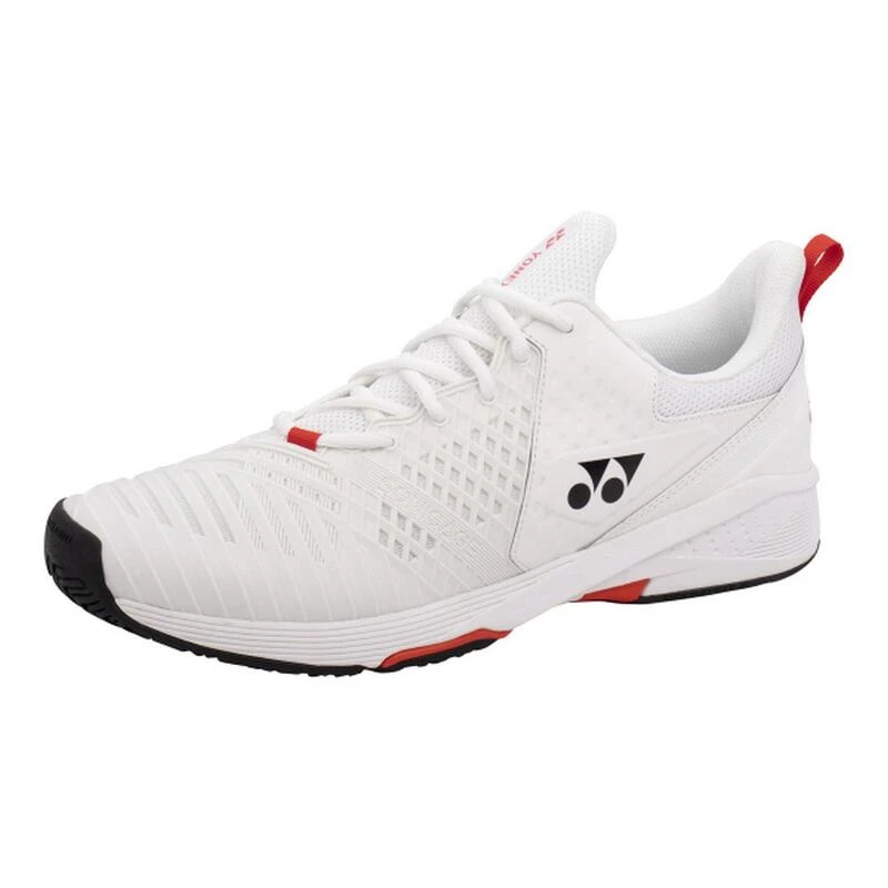 YONEX Chaussures De Tennis POWER CUSHION SONICAGE 3 White-Red 4 YONEX Chaussures De Tennis POWER CUSHION SONICAGE 3 White-Red – Image 2